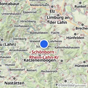 Kartenvorschau Schönborn - Rhein-Lahn-Kr