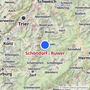 Kartenvorschau Schöndorf - Ruwer