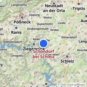 Kartenvorschau Schöndorf bei Schleiz