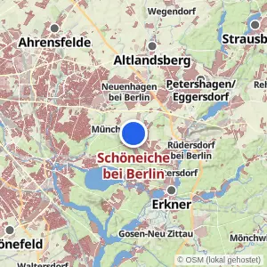 Kartenvorschau Schöneiche bei Berlin
