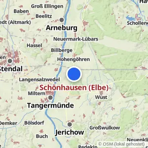 Kartenvorschau Schönhausen (Elbe)