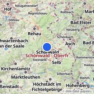 Kartenvorschau Schönwald - Oberfr