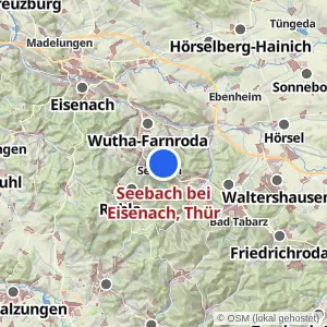 Kartenvorschau Seebach bei Eisenach, Thür