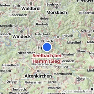 Kartenvorschau Seelbach bei Hamm (Sieg)