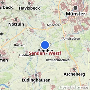 Kartenvorschau Senden - Westf