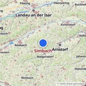 Kartenvorschau Simbach