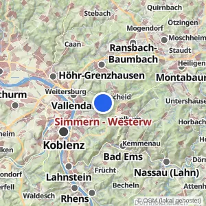 Kartenvorschau Simmern - Westerw