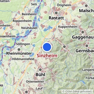 Kartenvorschau Sinzheim