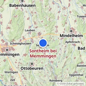 Kartenvorschau Sontheim bei Memmingen