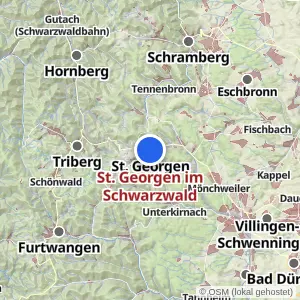 Kartenvorschau St. Georgen im Schwarzwald