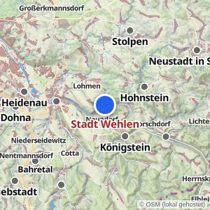 Kartenvorschau Stadt Wehlen