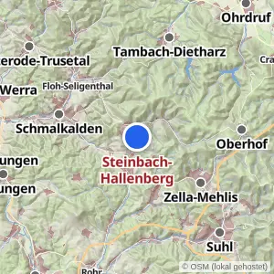 Kartenvorschau Steinbach-Hallenberg