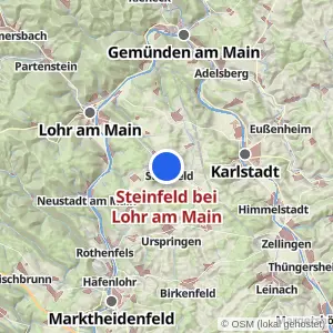 Kartenvorschau Steinfeld bei Lohr am Main