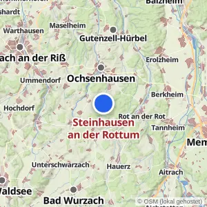 Kartenvorschau Steinhausen an der Rottum