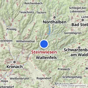 Kartenvorschau Steinwiesen