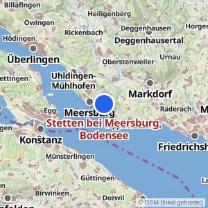 Kartenvorschau Stetten bei Meersburg, Bodensee