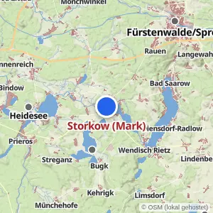 Kartenvorschau Storkow (Mark)