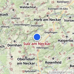 Kartenvorschau Sulz am Neckar