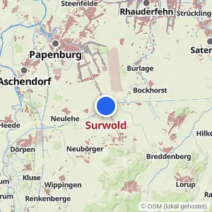 Kartenvorschau Surwold