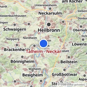 Kartenvorschau Talheim - Neckar