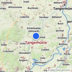 Kartenvorschau Tangerhütte
