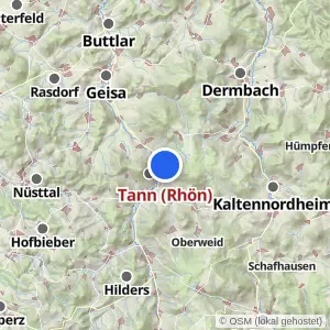 Kartenvorschau Tann (Rhön)