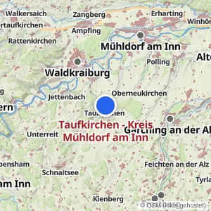 Kartenvorschau Taufkirchen - Kreis Mühldorf am Inn