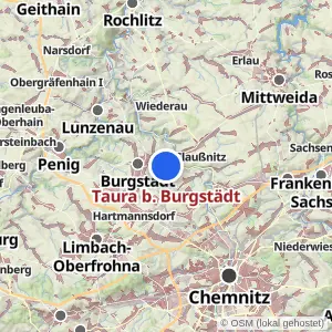 Kartenvorschau Taura b. Burgstädt