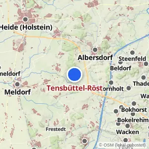 Kartenvorschau Tensbüttel-Röst