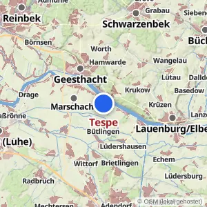 Kartenvorschau Tespe