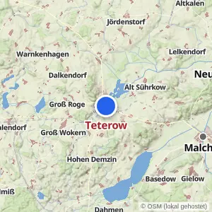 Kartenvorschau Teterow