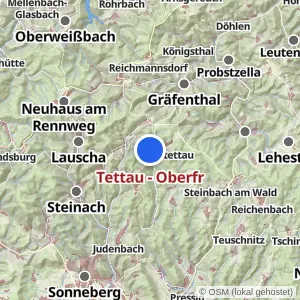 Kartenvorschau Tettau - Oberfr