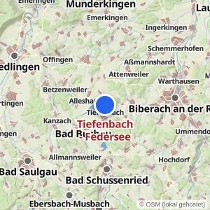 Kartenvorschau Tiefenbach - Federsee