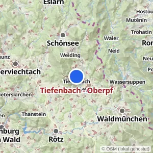 Kartenvorschau Tiefenbach - Oberpf