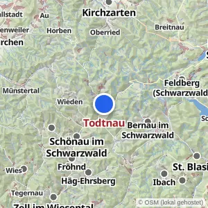 Kartenvorschau Todtnau