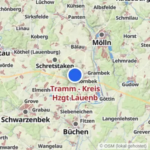 Kartenvorschau Tramm - Kreis Hzgt Lauenb
