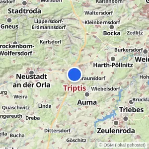 Kartenvorschau Triptis