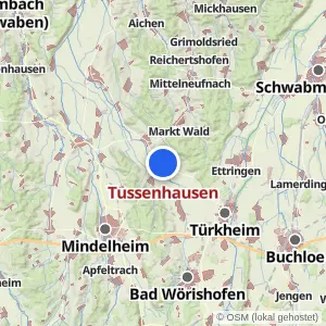 Kartenvorschau Tussenhausen