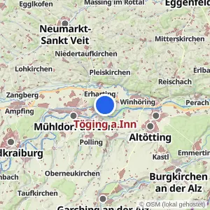 Kartenvorschau Töging a.Inn