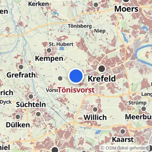 Kartenvorschau Tönisvorst