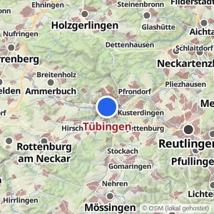 Kartenvorschau Tübingen