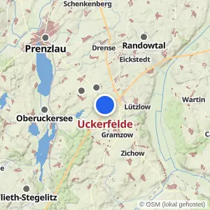 Kartenvorschau Uckerfelde