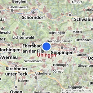 Kartenvorschau Uhingen