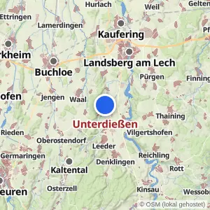 Kartenvorschau Unterdießen