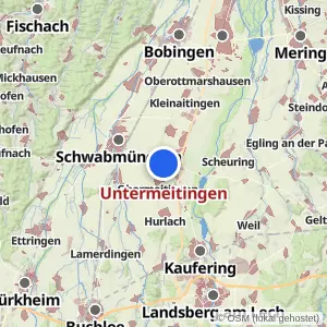 Kartenvorschau Untermeitingen