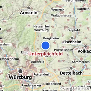 Kartenvorschau Unterpleichfeld