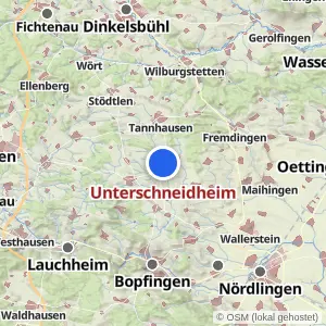 Kartenvorschau Unterschneidheim