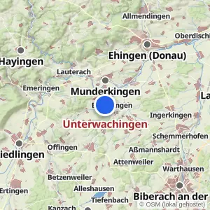 Kartenvorschau Unterwachingen