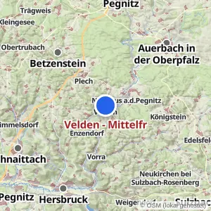 Kartenvorschau Velden - Mittelfr