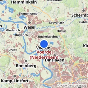 Kartenvorschau Voerde (Niederrhein)